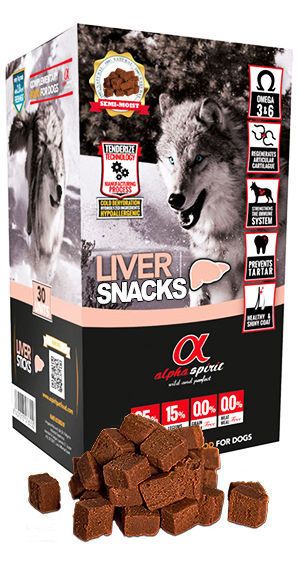 Alpha Spirit snacks liver